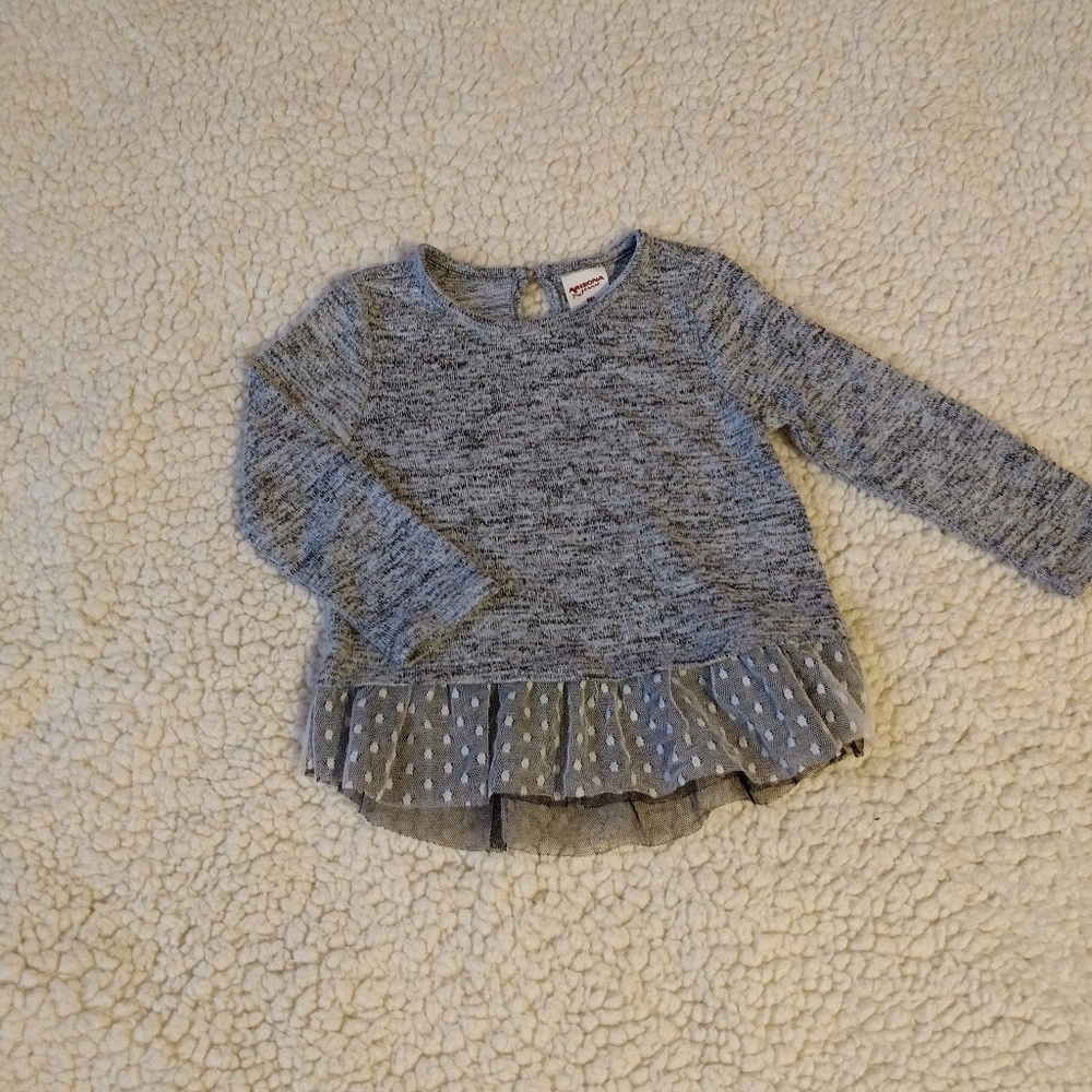 Arizona 9m Grey Long Sleeve Top